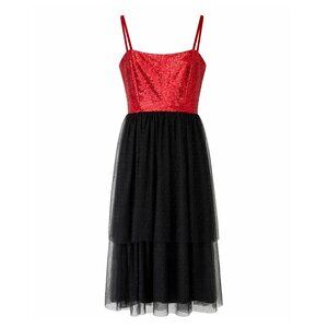 Dress the Population Kady Sequin Dress Merlot size XXLarge